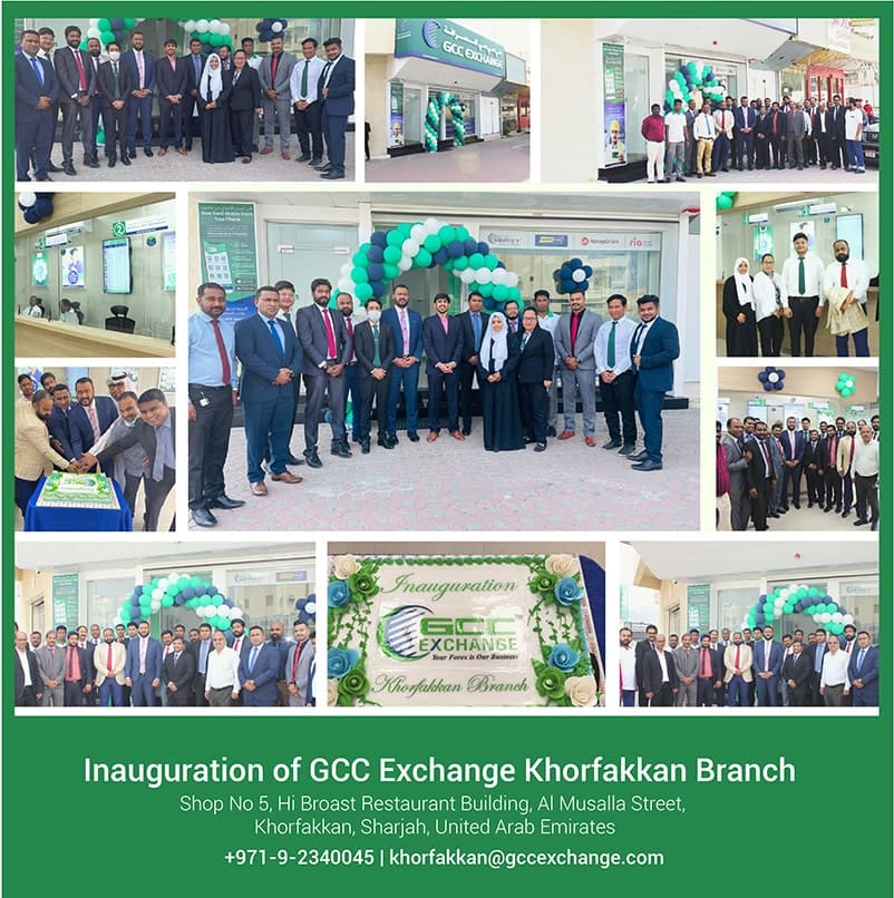 GCC Exchange Opens its Seventh Branch in UAE