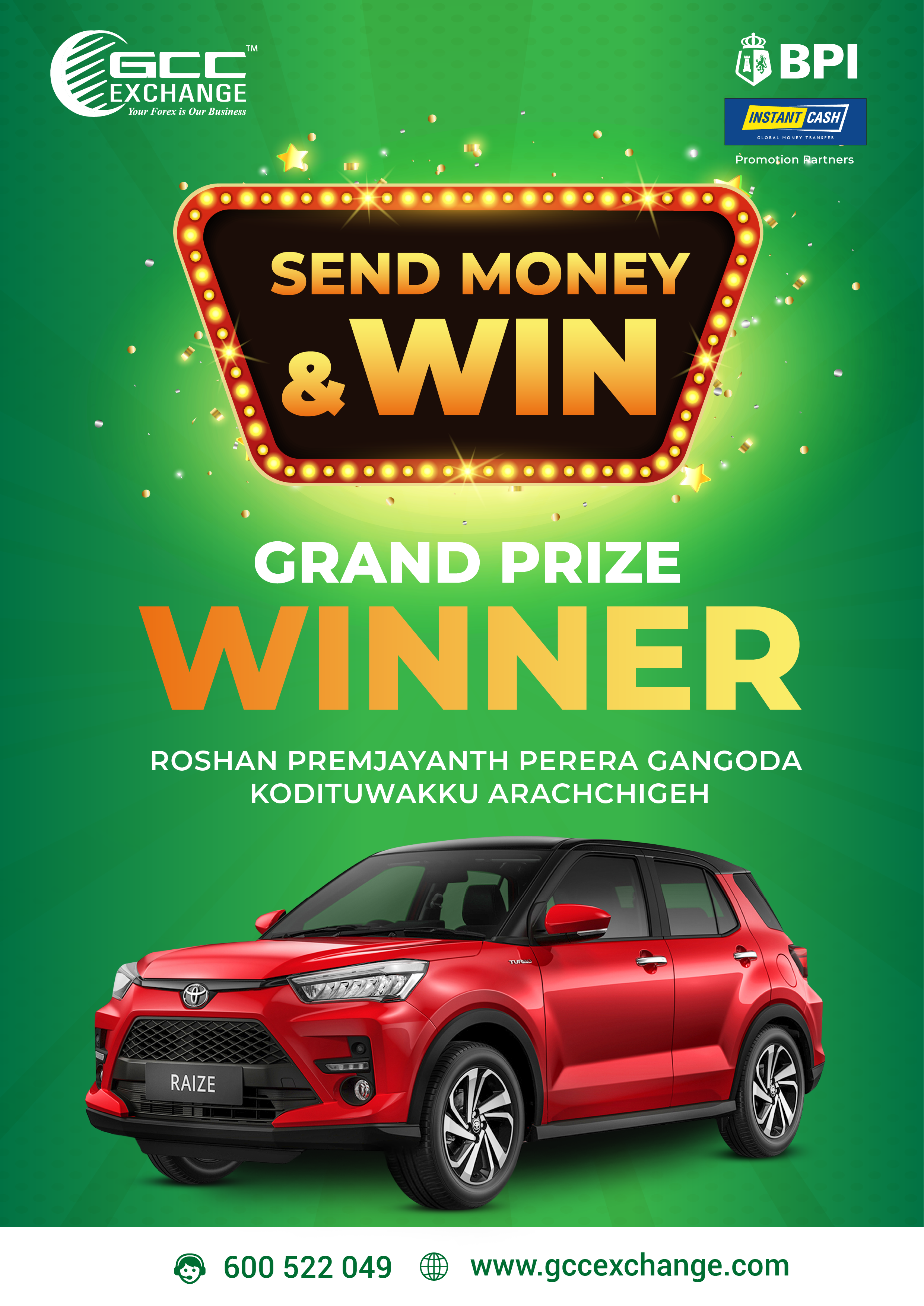 GCC Exchange Announces Final Winners of Ramadan Promotion 2025