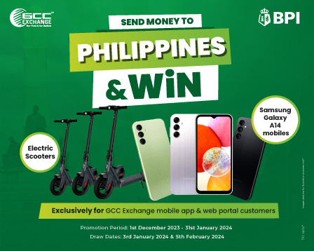 GCC Exchange Announces Exciting Promotion for Filipino Expats in The UAE